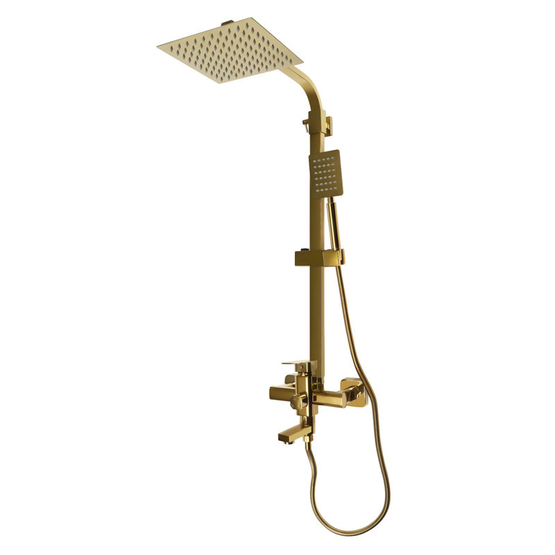 Système de douche complet avec valve brute