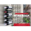 5 Bottle Wall Mounted Wine Storage Rack Metal Display Stand Holder-1674524564