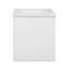 Ensemble de meuble-lavabo mural 30 po avec lavabo en céramique, armoire à 2 portes en bois massif et tablette-2087955606