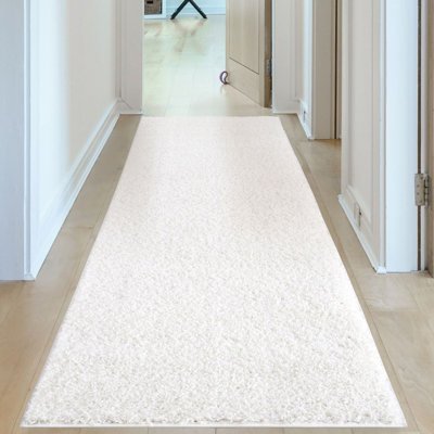 Myshaggy Collection Rugs Solid Design in White