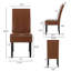 Chaises d'appoint rembourrées en similicuir Danielle-69607029