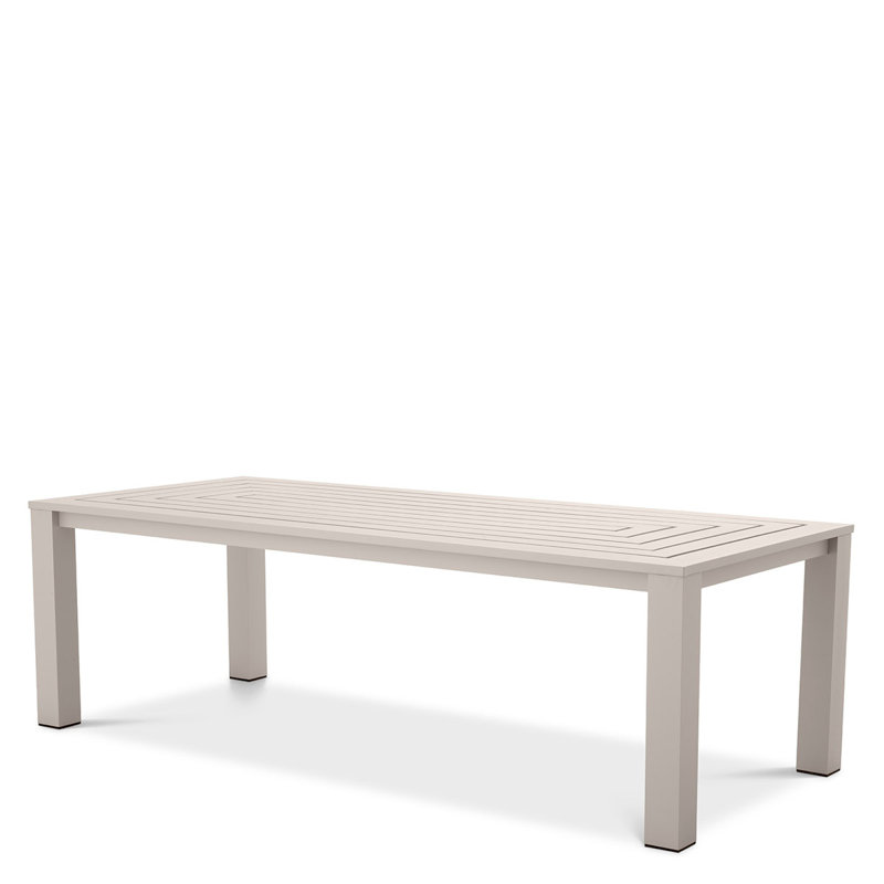 Vistamar Outdoor Coffee Table, Sand, 41.34" W x 94.49" L x 29.33" H