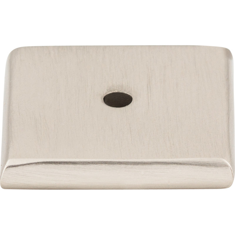 Aspen II Square  Backplate, 1.25" H x 1.25" W x 0.19" D, Brushed Satin Nickel