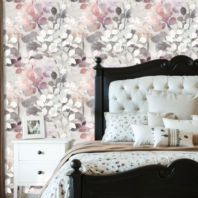 Peel and Stick Wallpaper Contact Paper Serene Botanical Watercolor Artwork Sage Self Adhesive and Removable 24in x 118in(60x300cm)