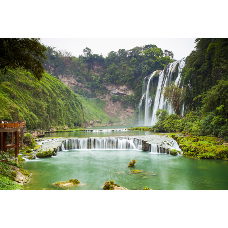 Huangguoshu Waterfall ,Guizhou by BIHAIBO - Wrapped Canvas Print, 30cm H x 46cm W