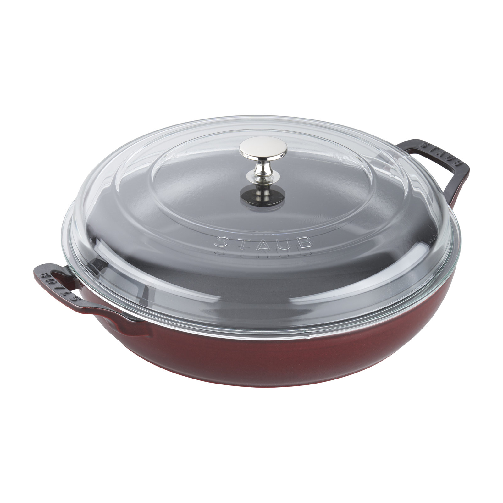 Staub Heritage Cast Iron Braiser, Grenadine