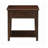 Malachi Walnut Finish End Table