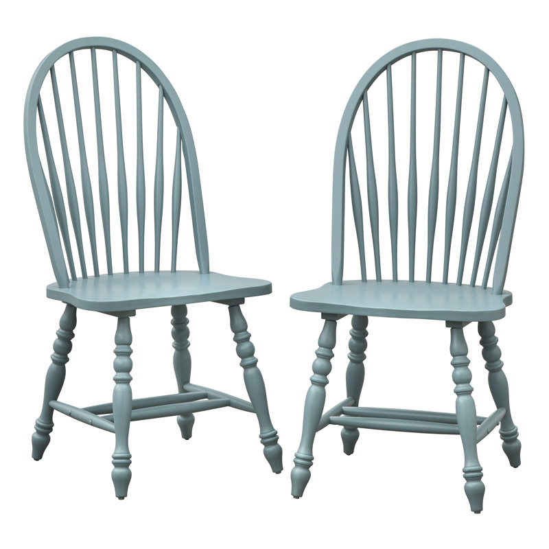 Kenya Big Windsor Chair, Antique Blue