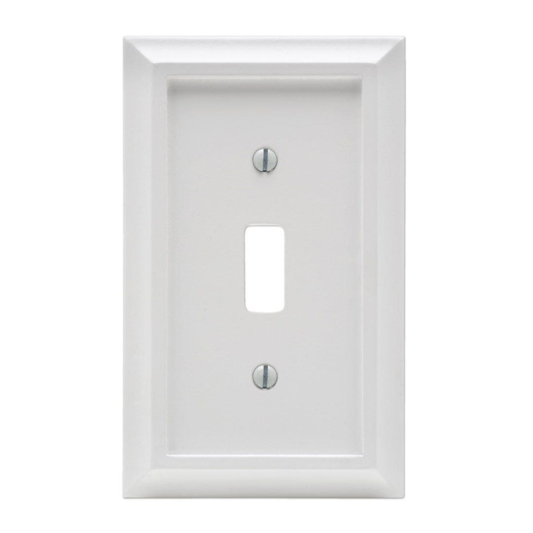 Deerfield No Subject 1 - Gang Toggle Light Switch Standard Wall Plate AmerTac