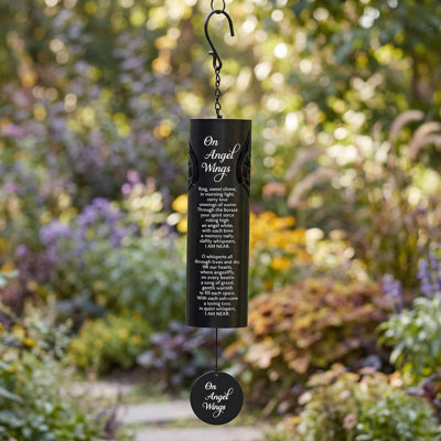 Windchime On Angel Wings Iron