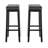 Arlyce 26.5" Solid Wood Backless Counter Stool with Vegan Leather Upholstered Seat-1432964291-1421858995
