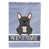 Bouledogue français noir assis sélectionné