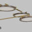 Shuffle 6 - Light LED Chandelier-1978354278