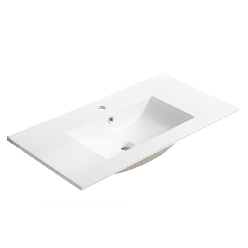36" Bathroom Vanity Ceramic Sink