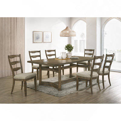Dining Set 7-Pieces, Wooden, Dining Room Furniture