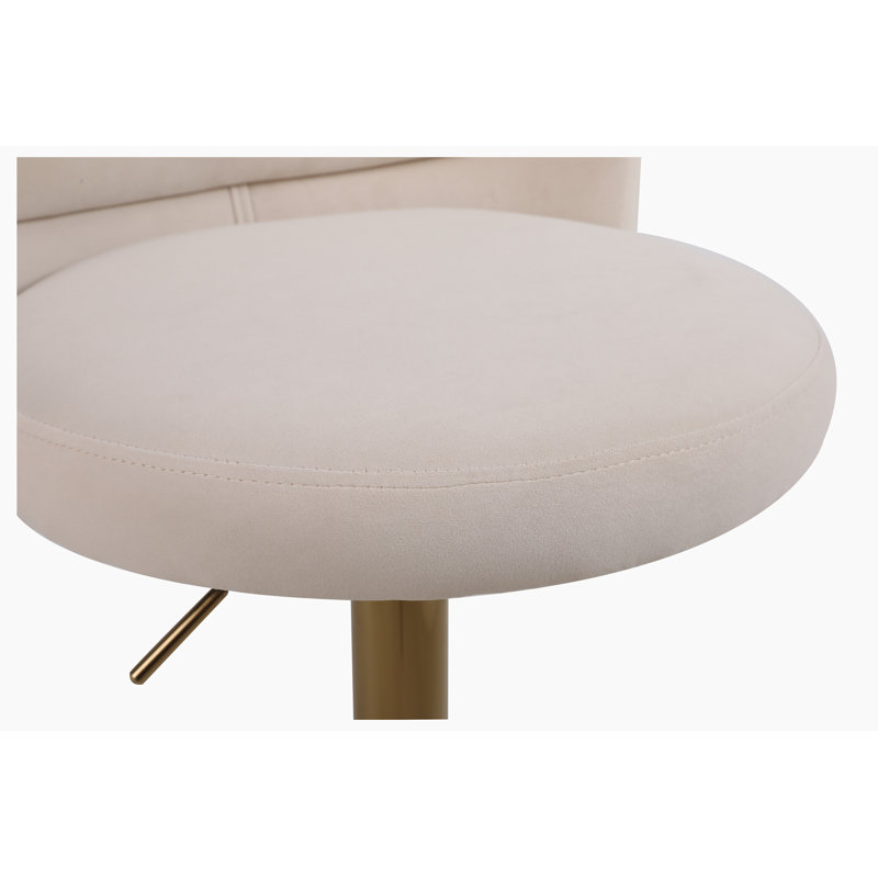 Tabouret à hauteur réglable Berkhamstead Tessa, Beige