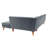 Velvet L-Shaped Sectional Right Hand Facing-87869719