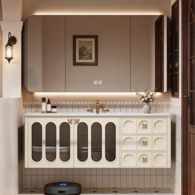 Armoire de salle de bain rétro