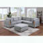 Fauteuil sans accoudoirs - tissu Dorris - pieds en bois-566424640