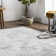 Loni Solid Machine Washable Accent Shag Rug for Living Room Bedroom Dining Room Nursery Entryway