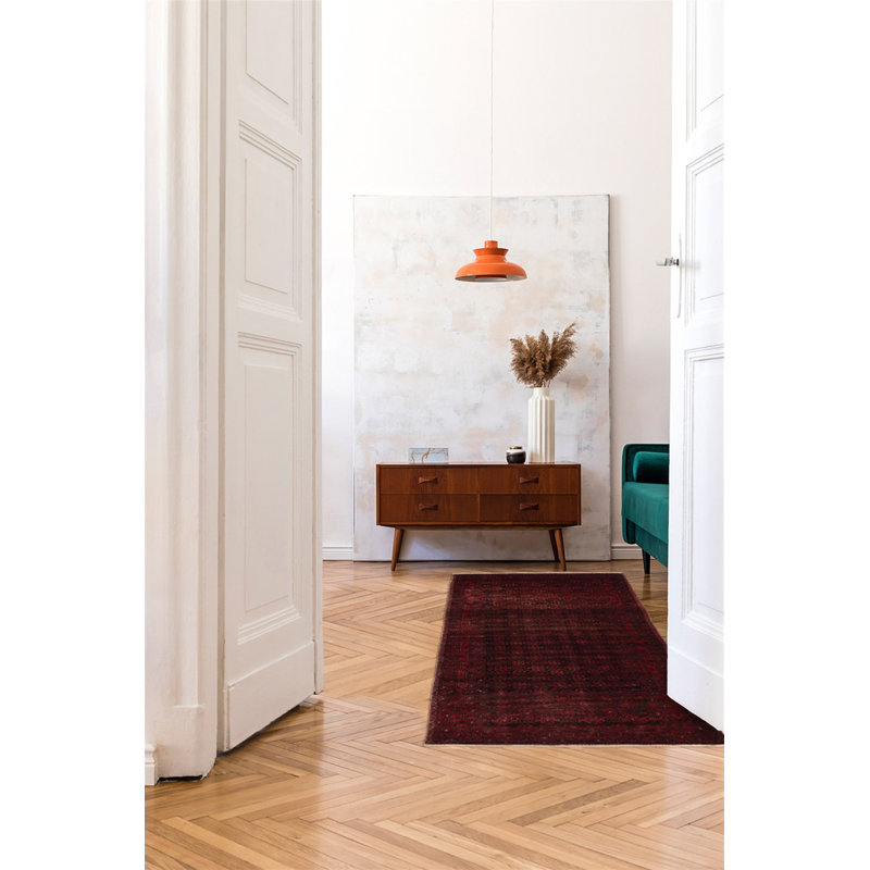 Tapis rouge Baluch 3 pi 1 po x 7 pi 4 po