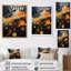 Geyser Geothermal Wonders Collage III - Art mural abstrait sur toile-1406348306-1406348307