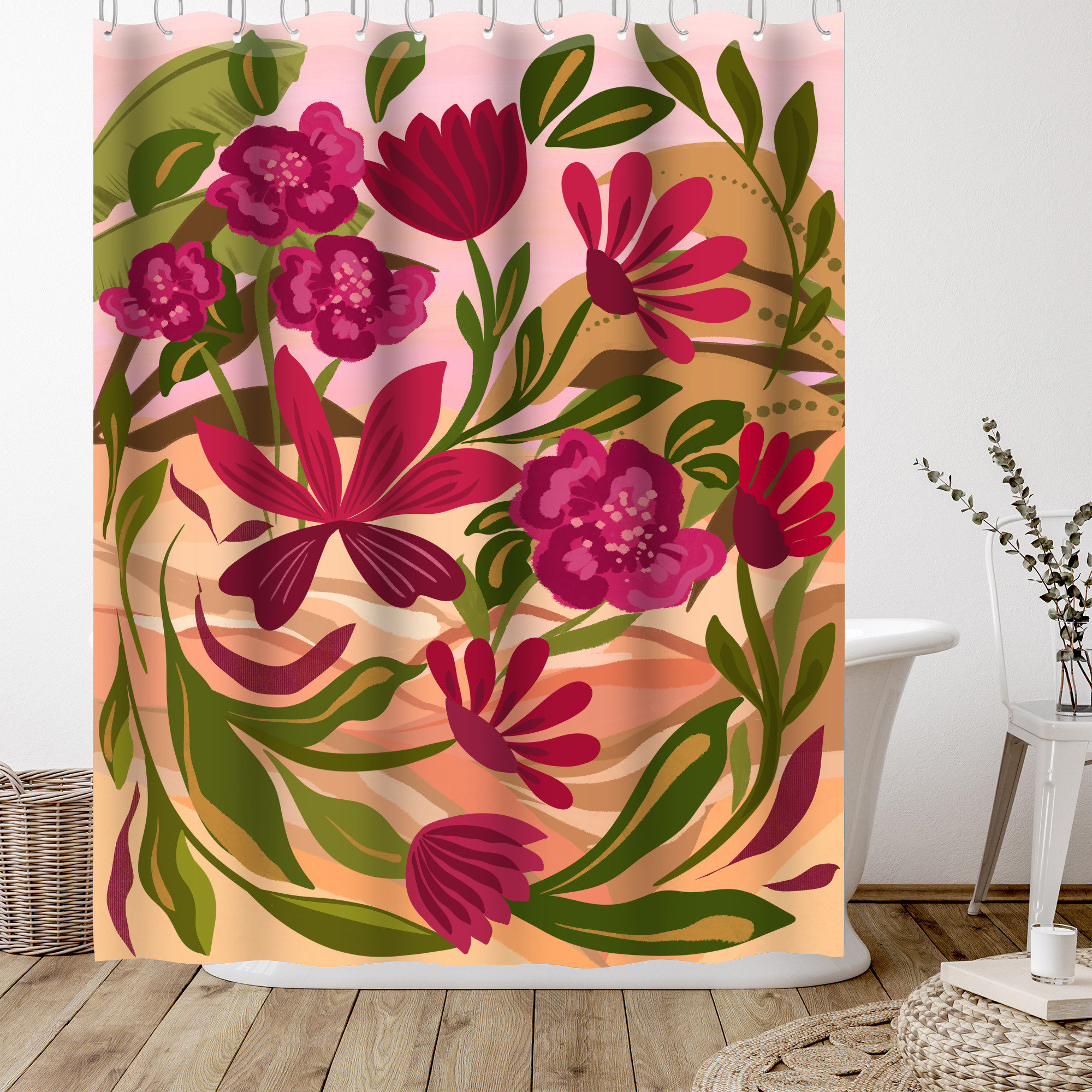 Self Love 101 by Lunette by Parul Shower Curtain 71 x 74