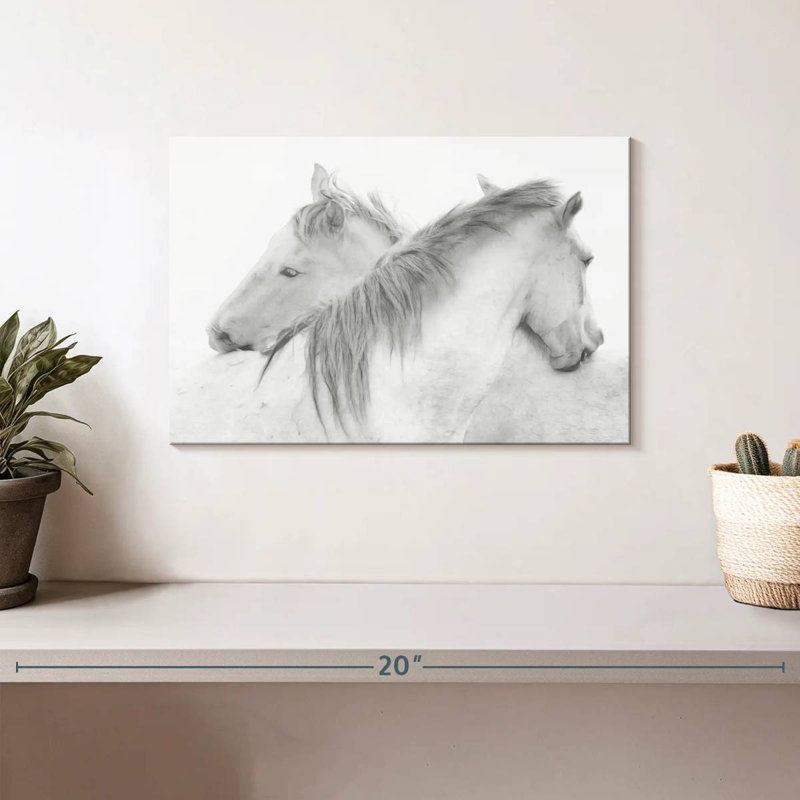 Brampt Stas Horses, 8" H x 12" W