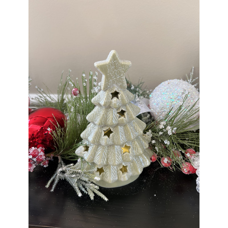 Arbre de Noël à DEL avec étoile, Vert