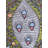 Peacock with Tail Framed Madhubani Acrylic Painting on Handmade Paper by Lalita Ray - 11"H x 7"W Indian Folk Art Wall Decor