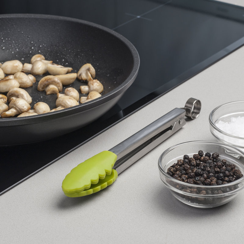 Zeal Kitchen Tong, 20.5cm L x 5.5cm W x 2.7cm D, Lime Green