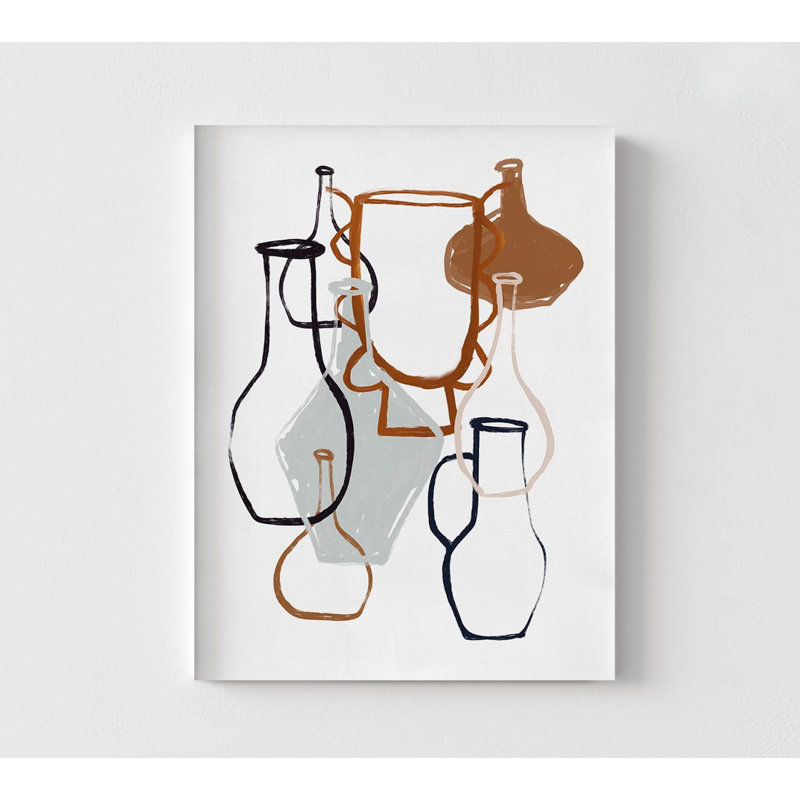 «Open Air Market IV» par Marrakech, art mural Studio de poterie, décoration de classe de céramique, décor de chambre en argile, art mural moderne minimaliste