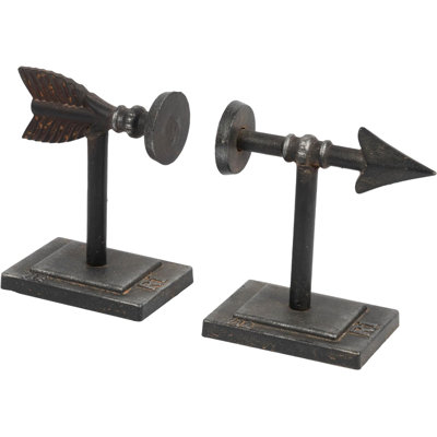 Iron Non-Skid Bookends