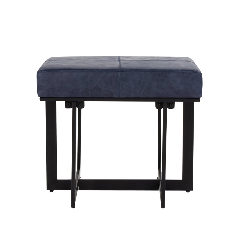 Calvin Stool Chestnut Brown, Blue