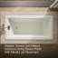 Tea-for-Two 72-In x 36-In Drop-in/Undermount Whirlpool Bath with Reversible Drain-282787558