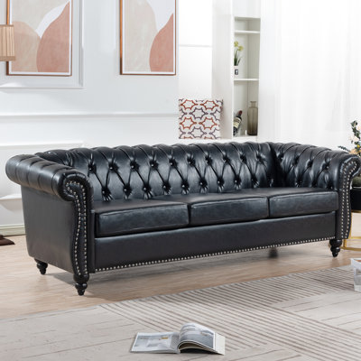 Upholstered 84.65 " Sofa