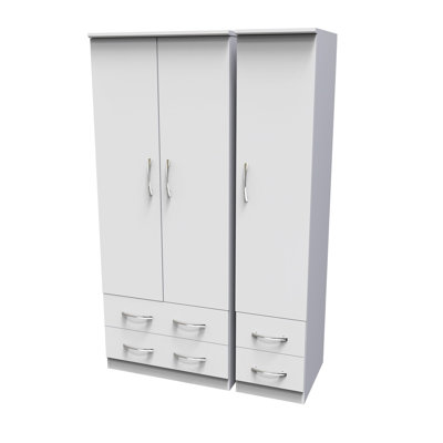 Tabathe Manufactured Wood Wardrobe