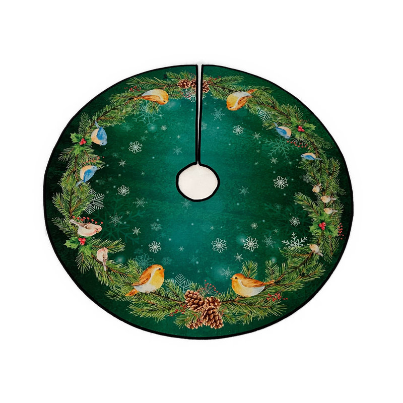 Jupe d'arbre Winter Birds, L 48 po