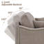 Chaise longue rembourrée avec dossier réglable Aglaea-445521996