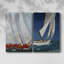 Toile tendue avec châssis Gallery Racing the Wind - Toile tendue avec châssis de qualité supérieure - Prêt à accrocher-108965887