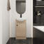 Petit meuble-lavabo autoportant de 18 pouces avec meuble-lavabo et lavabo