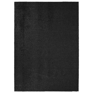 Garland Rug Artificial Grass Large Indoor/Outdoor Area Rug Black