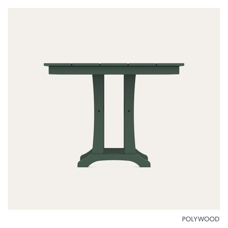 Farmhouse Trestle Dining Table, Green