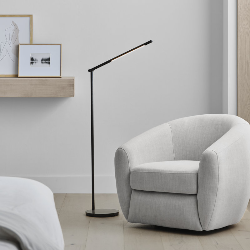 Kelly Wearstler Cona Large Articulating Floor Lamp, Bronze
