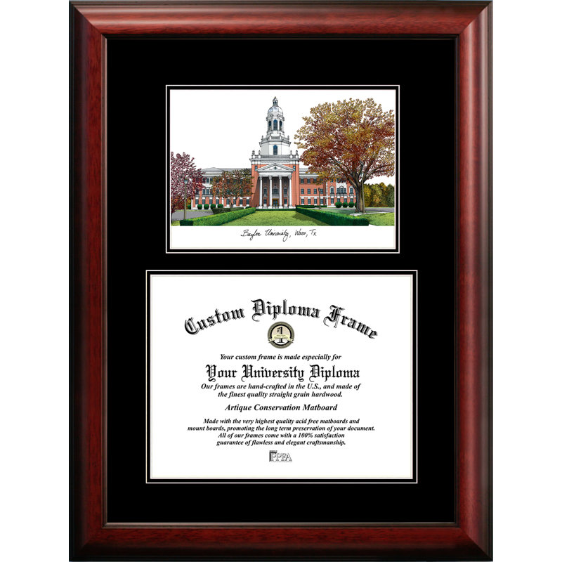NCAA Baylor Bears Diplomate Diploma Frame
