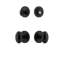 Ageless Iron Loch Rosette Entry Set with Single Cylinder Deadbolt and Aeg Knob-1297753141