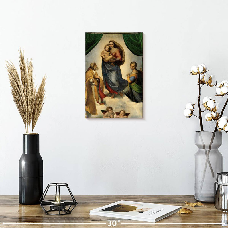 Leisha Sistine Madonna, 12" H x 8" W