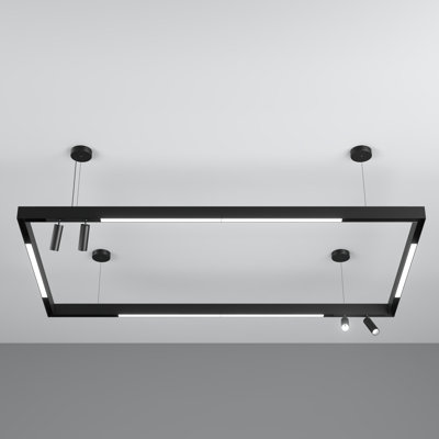 10 - Light LED Square/Rectangle Pendant