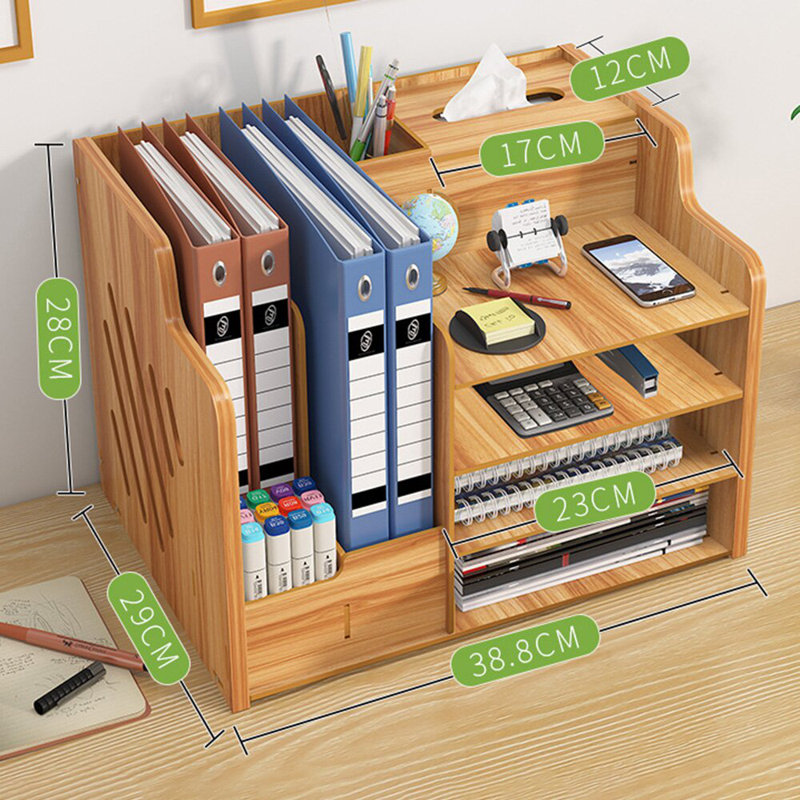 Manufactured Wood Desk Organiser