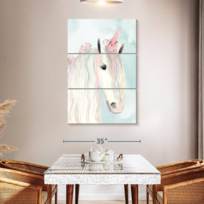 Ashelle, licorne, fleurs